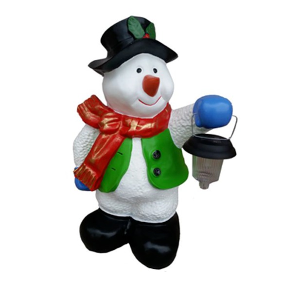 Schneemann Figur Statue Deko Figuren Deko Skulptur 54cm Winter Neu