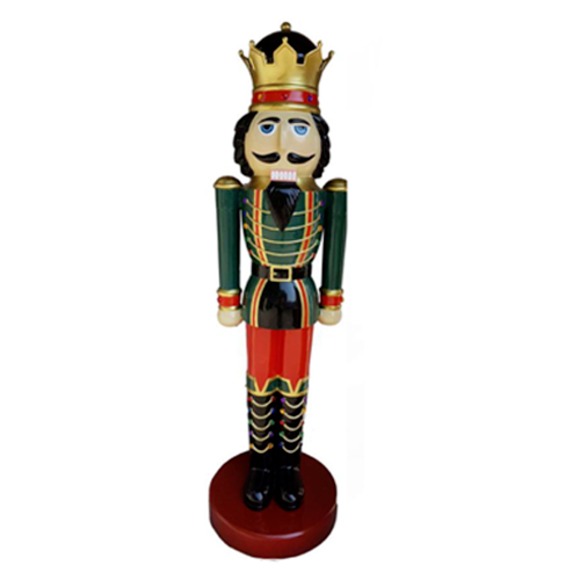 Nussknacker 200cm Soldat Statue Weihnachten Skulpturen Statuen