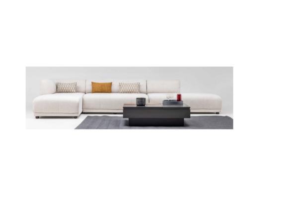 Eckgarnitur Wohnlandschaft Große Sofas L form Polstersofa Couch Stoff