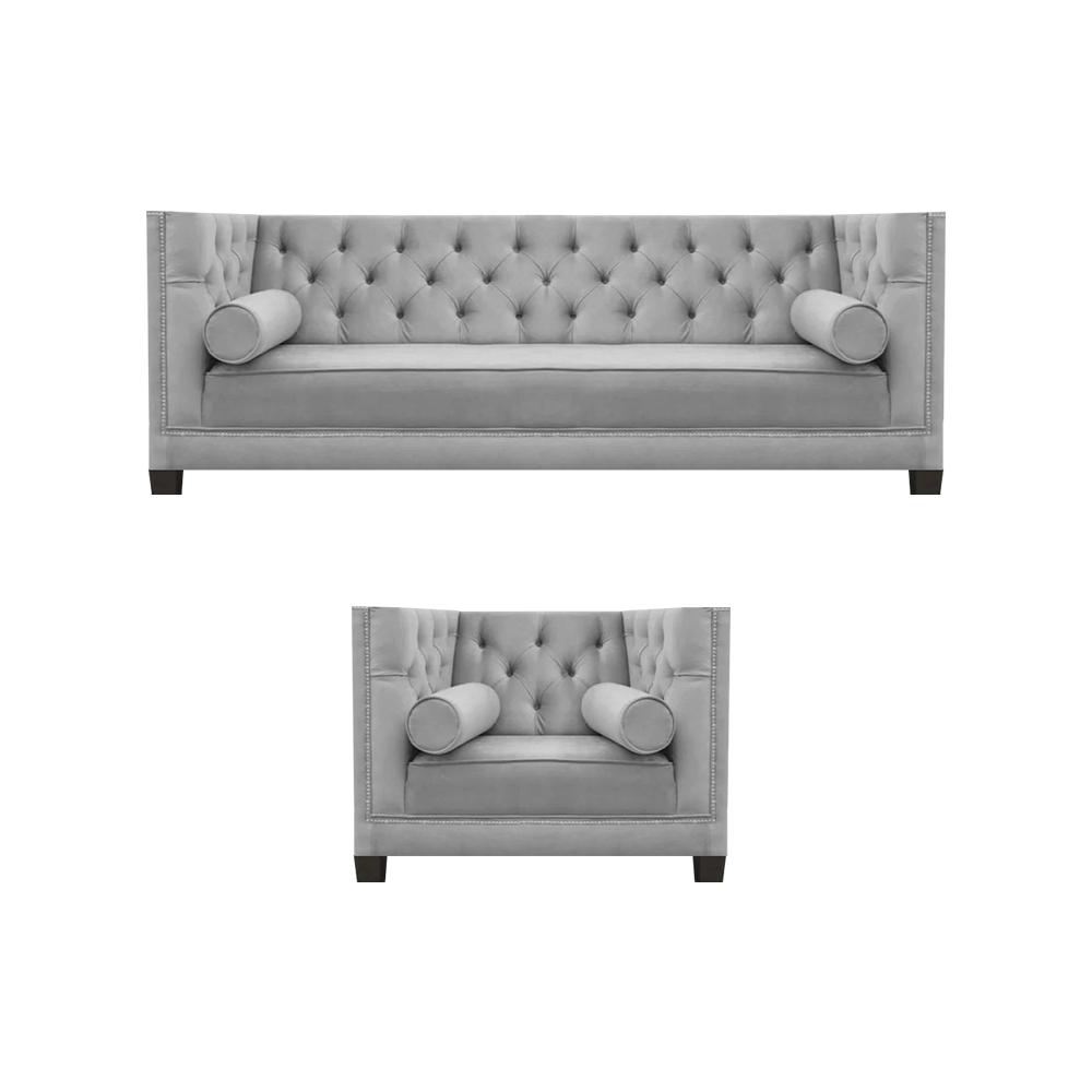 Luxus Textil Design Couch Polster Sitz Garnitur Sofa Dreisitze Garnituren Sessel