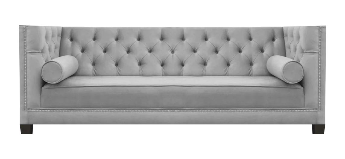 Designer Wohnzimmer Polstermöbel Sofa Couch Dreisitze Einrichtung Chesterfield