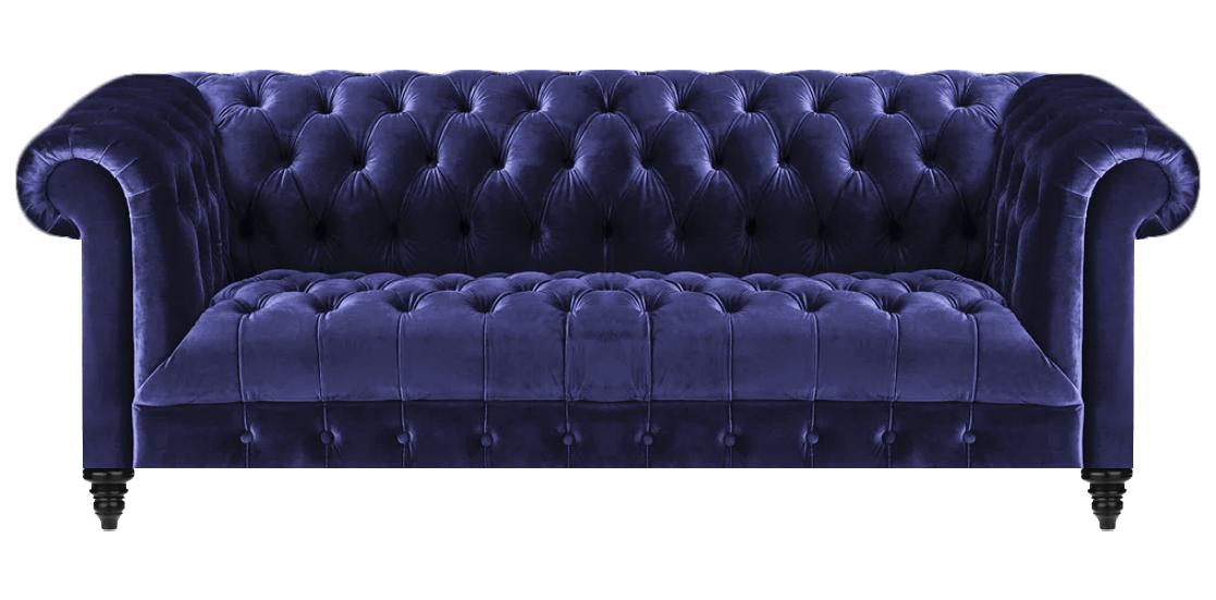 Chesterfield Sofa Dreisitze Neu Couch Einrichtung Wohnzimmer Polster Stoff