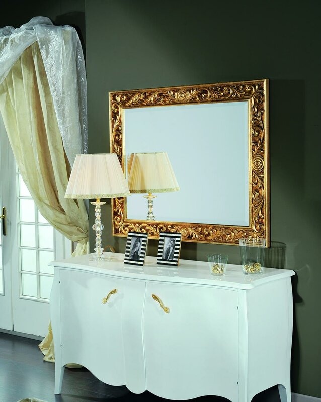 Wandspiegel Spiegel Bad Flur Design Salon Antik Stil Glas Vintage Barock Rokoko