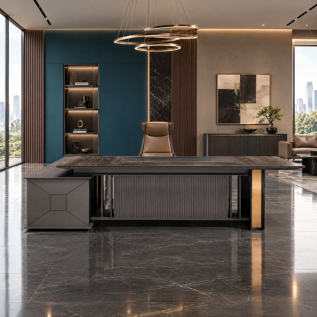 Eckschreibtisch Büro Einrichtung Chef Zimmer Möbel Design Schreibtische Sofort