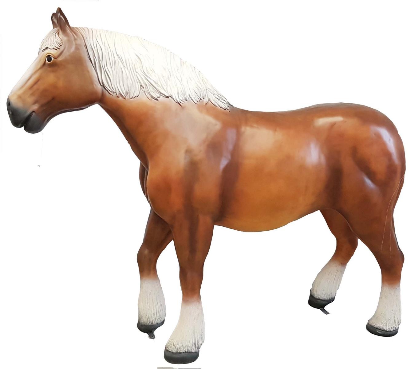 Deko Pony Figur Statue Skulptur 300cm Figuren Statuen Skulpturen