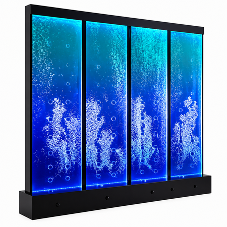 Moderne Trennwand Wasser Wände Dekorative LED Wasserwand Beleuchtete Wand