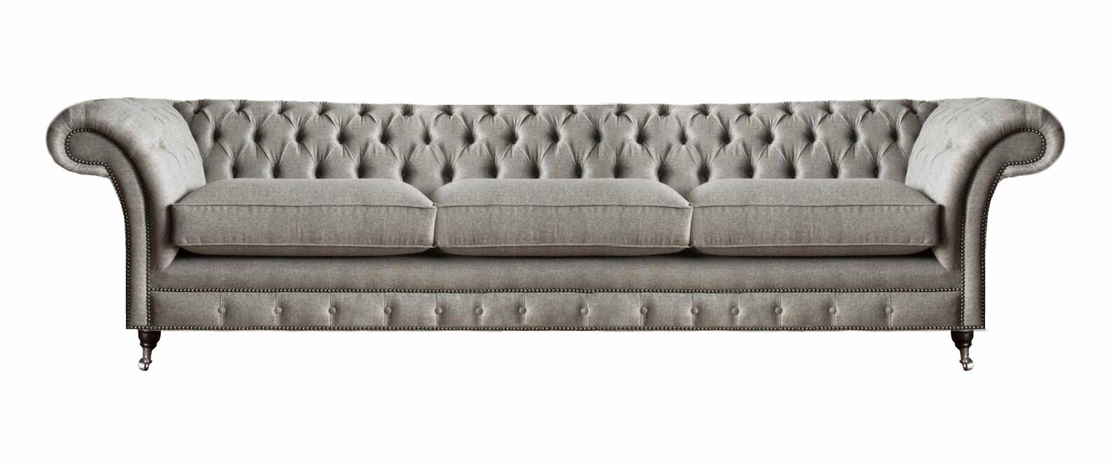 Luxus Sitzmöbel Design Chesterfield Sofa Dreisitze Wohnzimmer Couch Neu