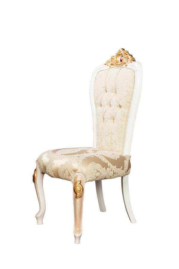 Set Stühle Gruppe 4x Stuhl Ess Zimmer Neu Garnitur Design Lehnstuhl Stuhl Barock