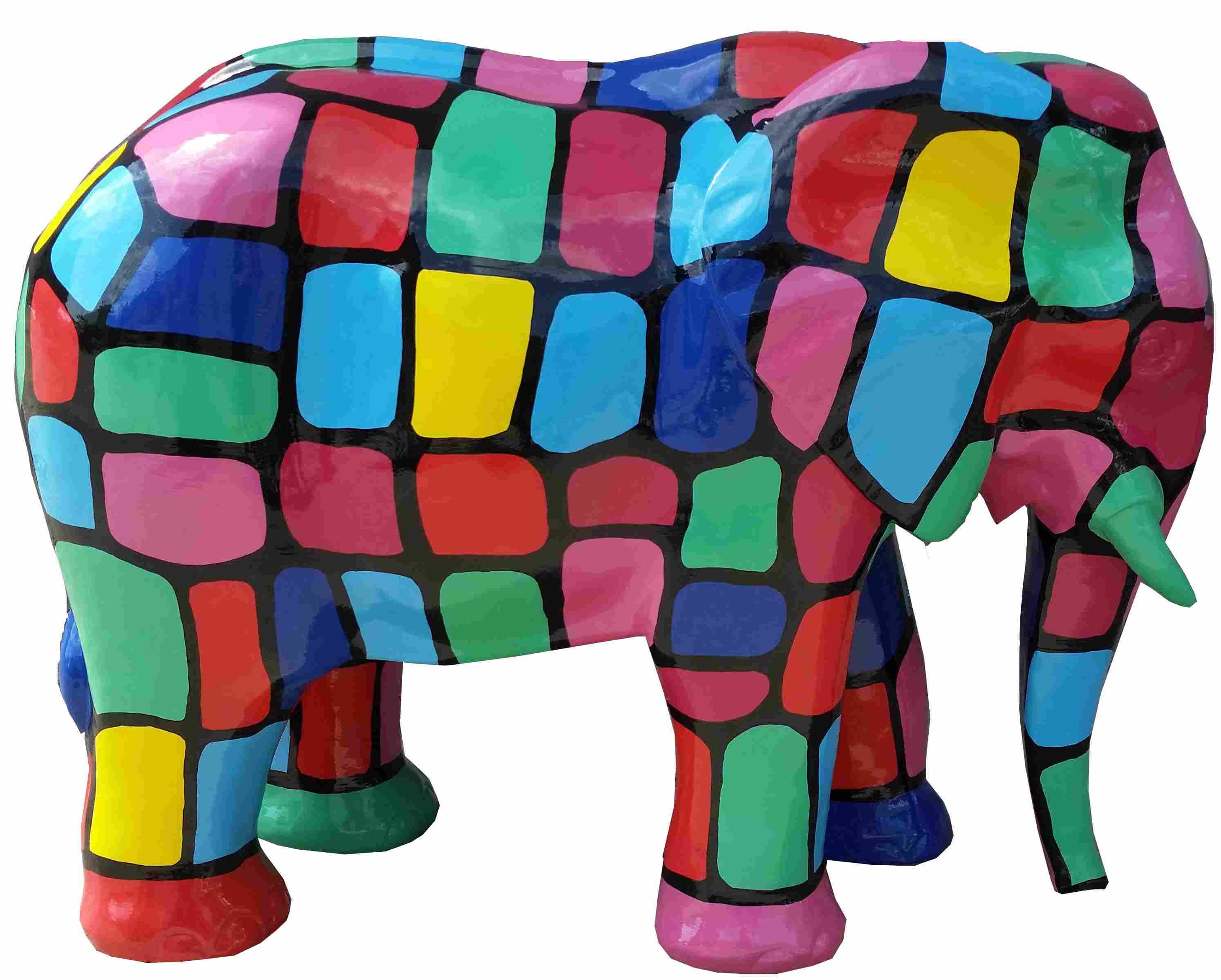 Karikatur Designer Statue Figuren Moderne Dekoration Elefant Garten Skulpturen