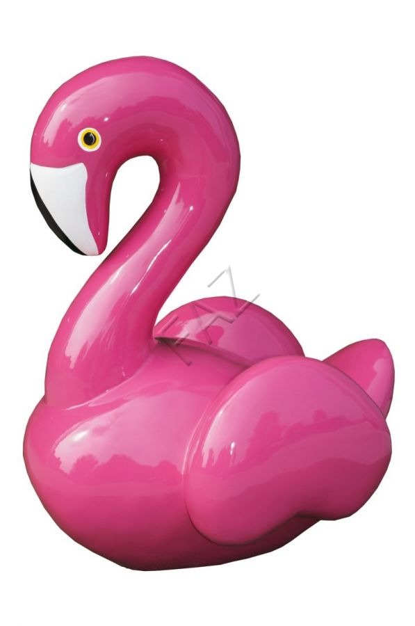Design Pink Vogel Figur Statue Skulptur Figuren Skulpturen