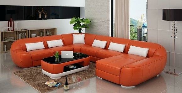 Modernes Designer Ecksofa Sofa Couch Wohnlandschaft Sitz Wohnzimmer Gruppe