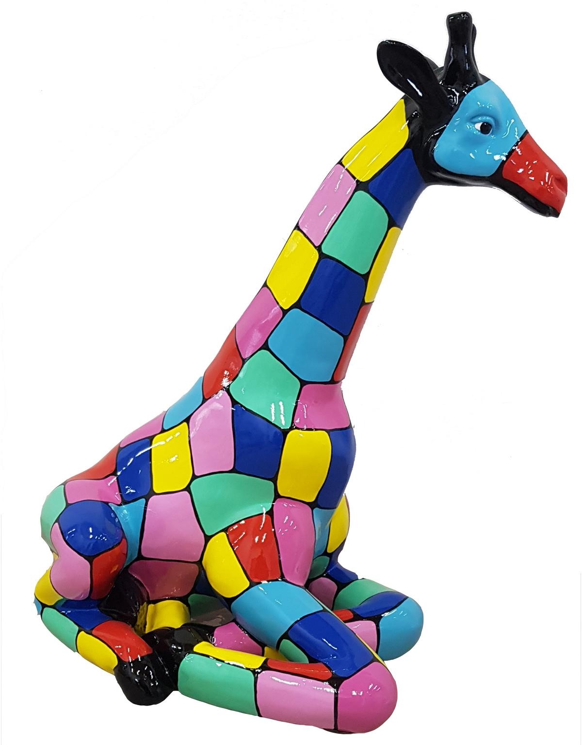 Abstrakte Deko Figur Statue Skulptur Bunt 80cm Figuren Statuen Skulpturen