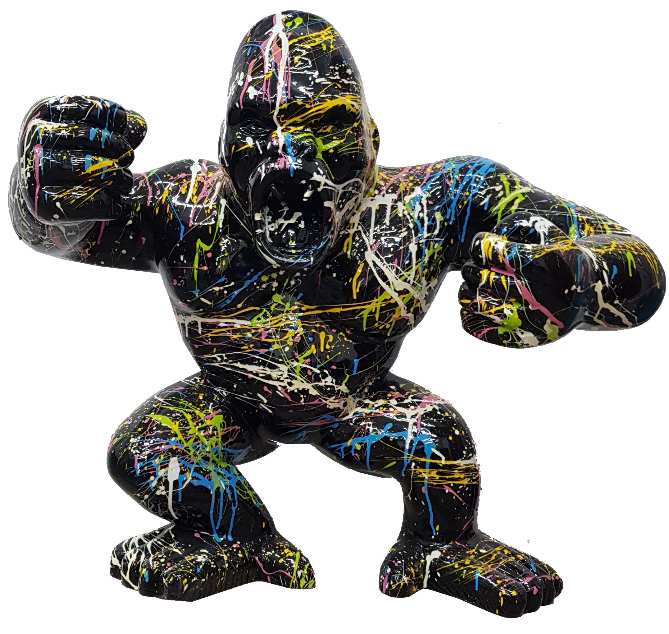 Designer Statue Moderne Figuren Statuen Dekoration Abstrakt Gorilla Garten Neu