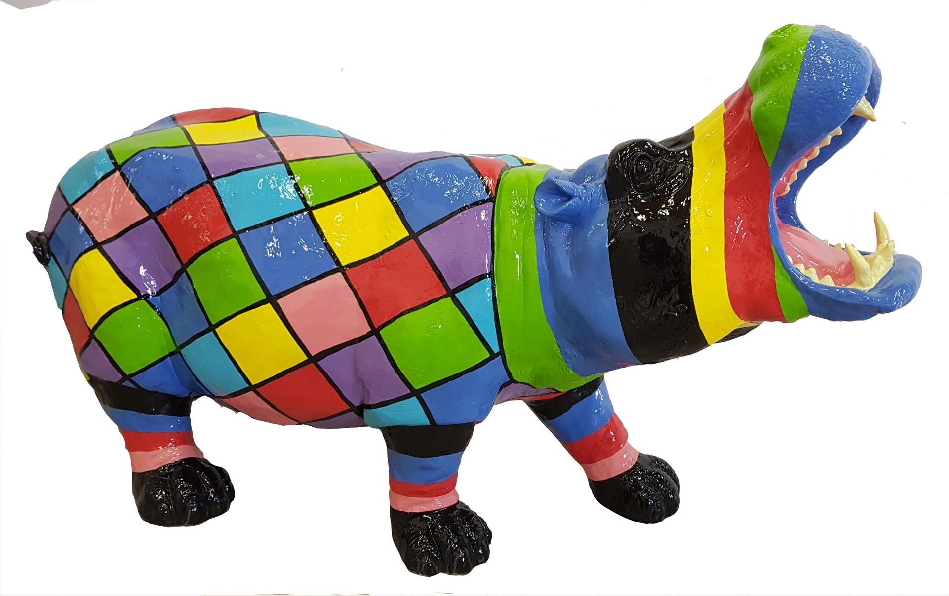 Handarbeit Abstrakte Figur Statue Design Bunte 60cm Statuen Skulptur