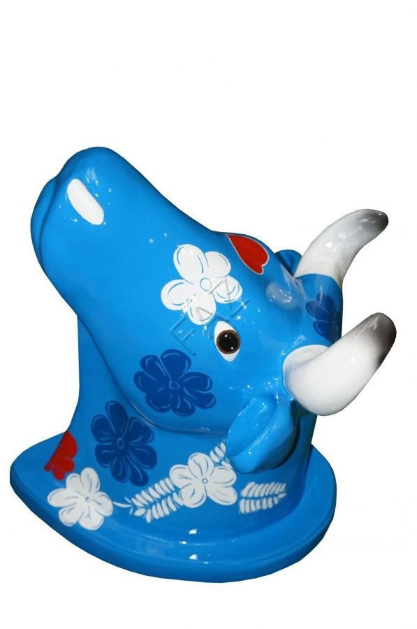 Design Kuh Kopf Figur Statue Skulptur Figuren Skulpturen