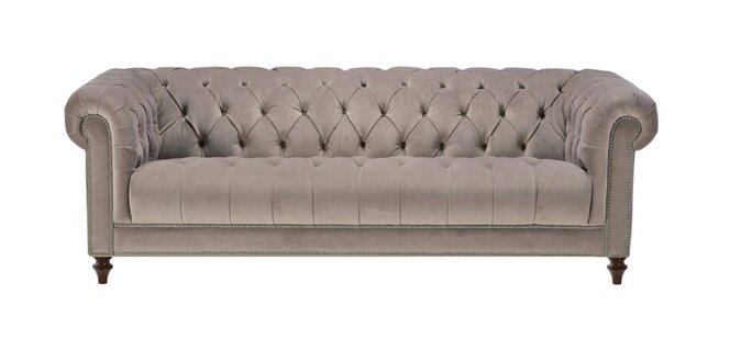 Braun Dreisitzer Stoff Wohnzimmer Design Couchen Polster Sofa Sofas