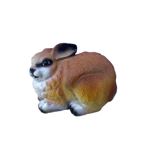 Abstraktes modernes schönes Skulpturkaninchen, Figurenhöhe 15 cm