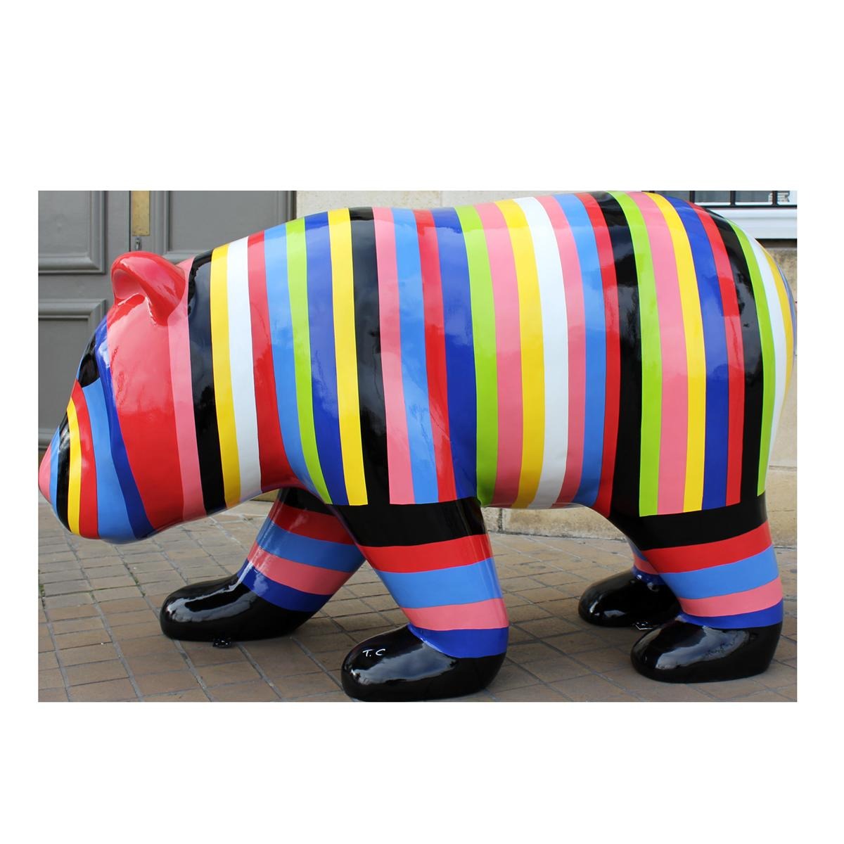 Zoo Figur Statue Design Skulptur Dekoration 165cm Garten Außen Innen