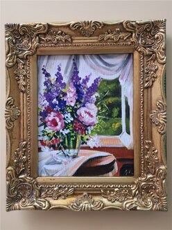 Abstraktes Ölgemälde auf Leinwand – handgemaltes Originalkunstwerk Sofort