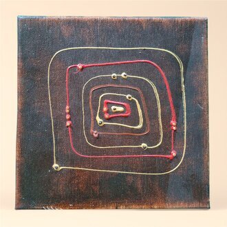 Ein faszinierendes abstraktes Gemälde, meisterhaft mit hochwertigen Ölfarben gestaltet Sofort