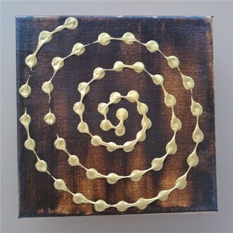 Einzigartiges abstraktes Kunstwerk, das mit feinster Ölmalerei Tiefe und Emotion vermittelt Sofort