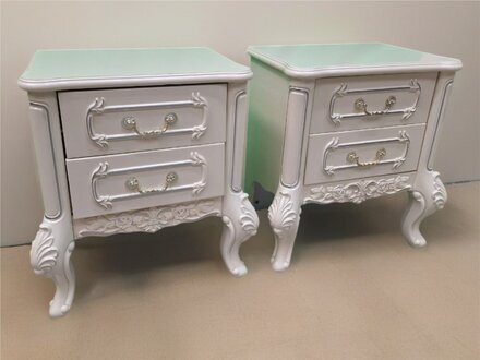 Nachttisch Nachtschrank 2er Set Kommode Beistelltisch mit Schublade Neu Sofort