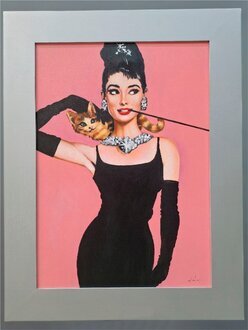 Zeitgenössische Ölmalerei, handgefertigt auf Premium-Leinwand Sofort