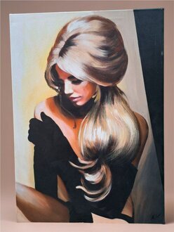 Moderne Ölkunstwerke, präzise von Hand auf Leinwand höchster Qualität ausgeführt Sofort