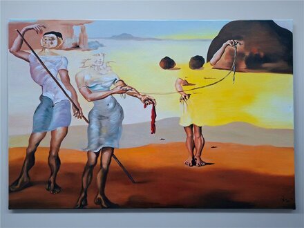 Exklusive Ölbilder im modernen Design geprägt von feinen und klaren Akzenten Sofort