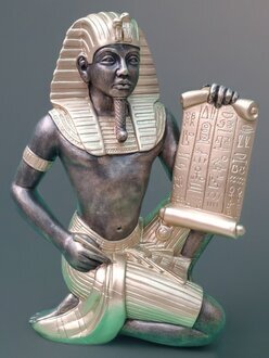 Ägyptische Figur Skulpturen Dekoration hieroglyphen Deko Sofort