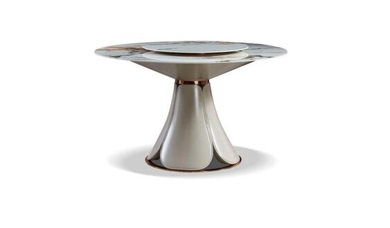 Esstisch Leder Stein Tische Holz Luxus Moderne Design Möbel Tisch
