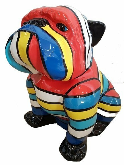 Abstrakte Bunt Deko Figur Statue Skulptur 80cm Figuren Statuen Skulpturen