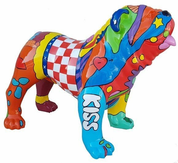 Luxus Laden Dekoration Handbemalte 72cm Figur Statue Skulptur Deko