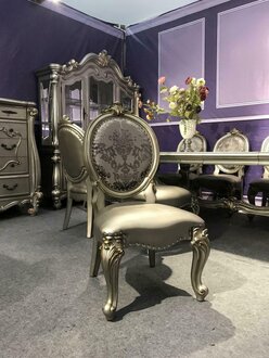 Polsterstuhl Luxus Sessel Stuhl Stühle Wohnzimmer Esszimmer Lehnstuhl