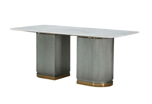 esstisch tisch möbel design esszimmer tische luxus esstisch marmor edelstahl neu