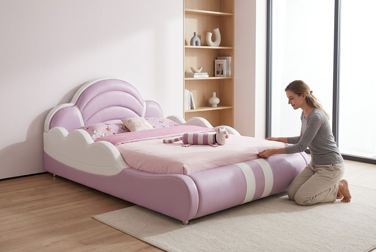 Kinderbett | Bett in rosa
