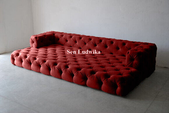 Chesterfield Big XXL Sofa als elegante 5-Sitzer Couch