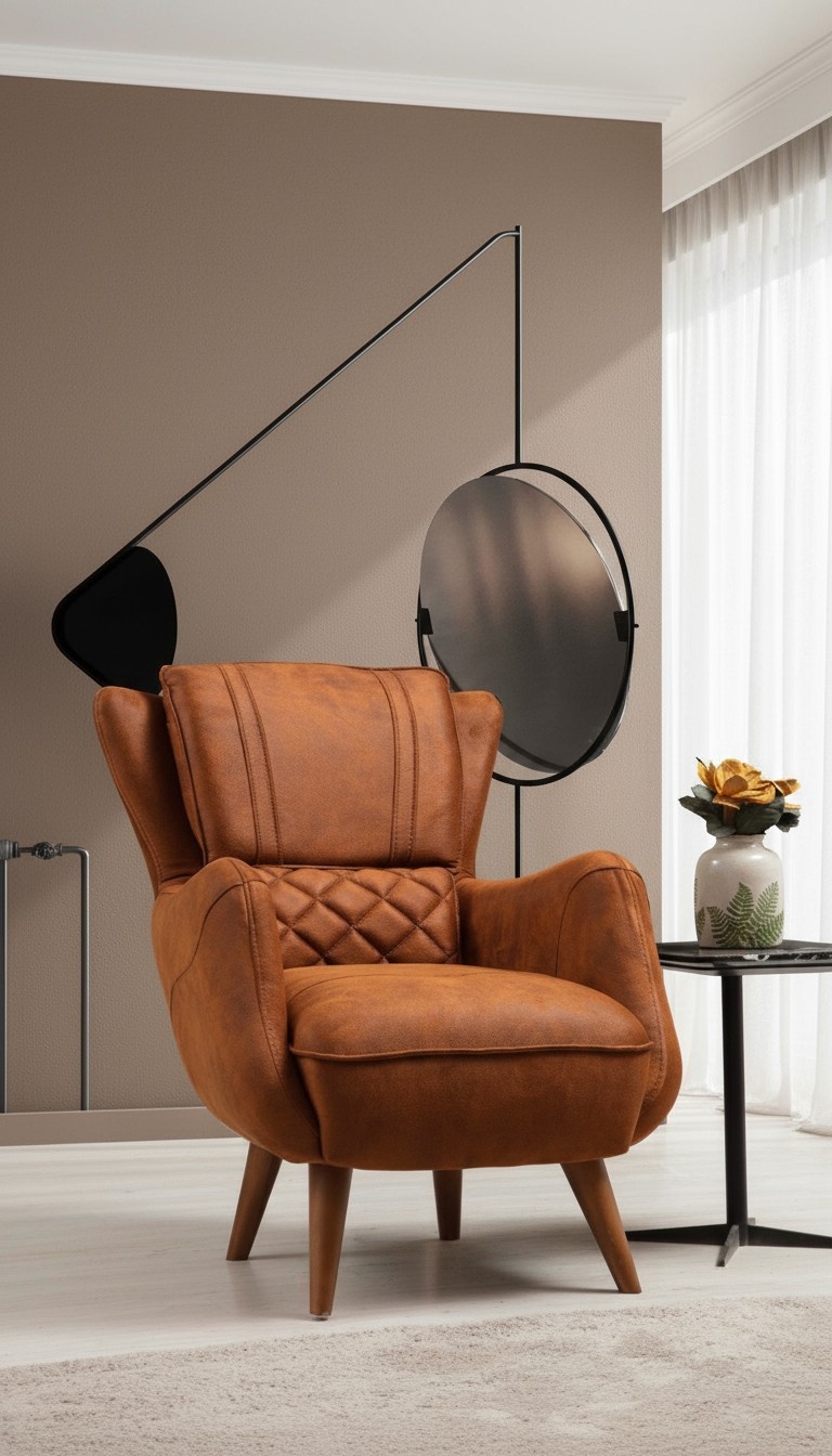 Bequemer Sessel: Wohnzimmergenuss