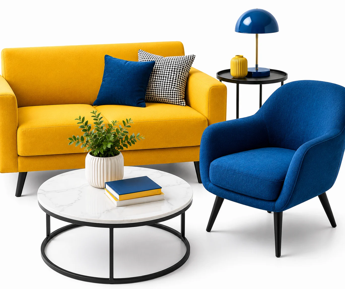 Büro Couch & Beistelltische