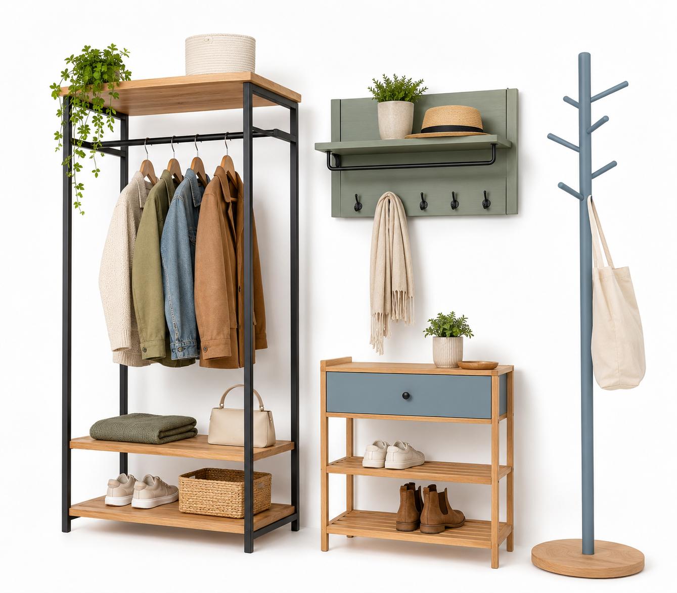 Wandgarderobe & Ständer