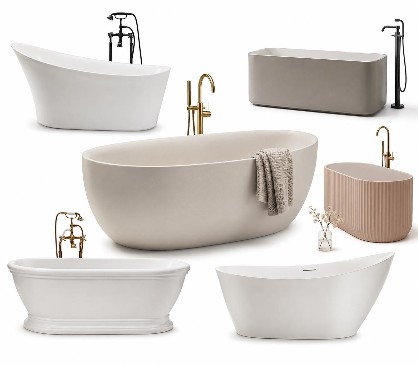 Freistehende Badewanne