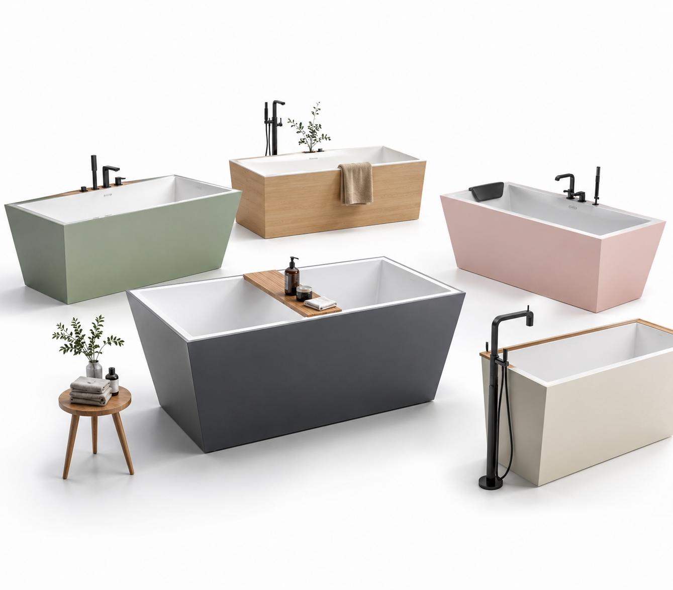 Trapez Badewanne