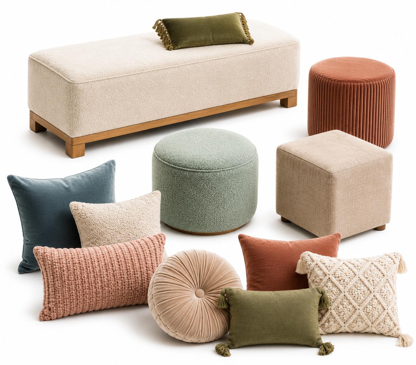 Hocker & Kissen