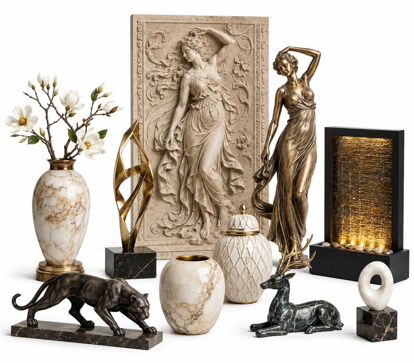 Figuren, Skulpturen & Brunnen