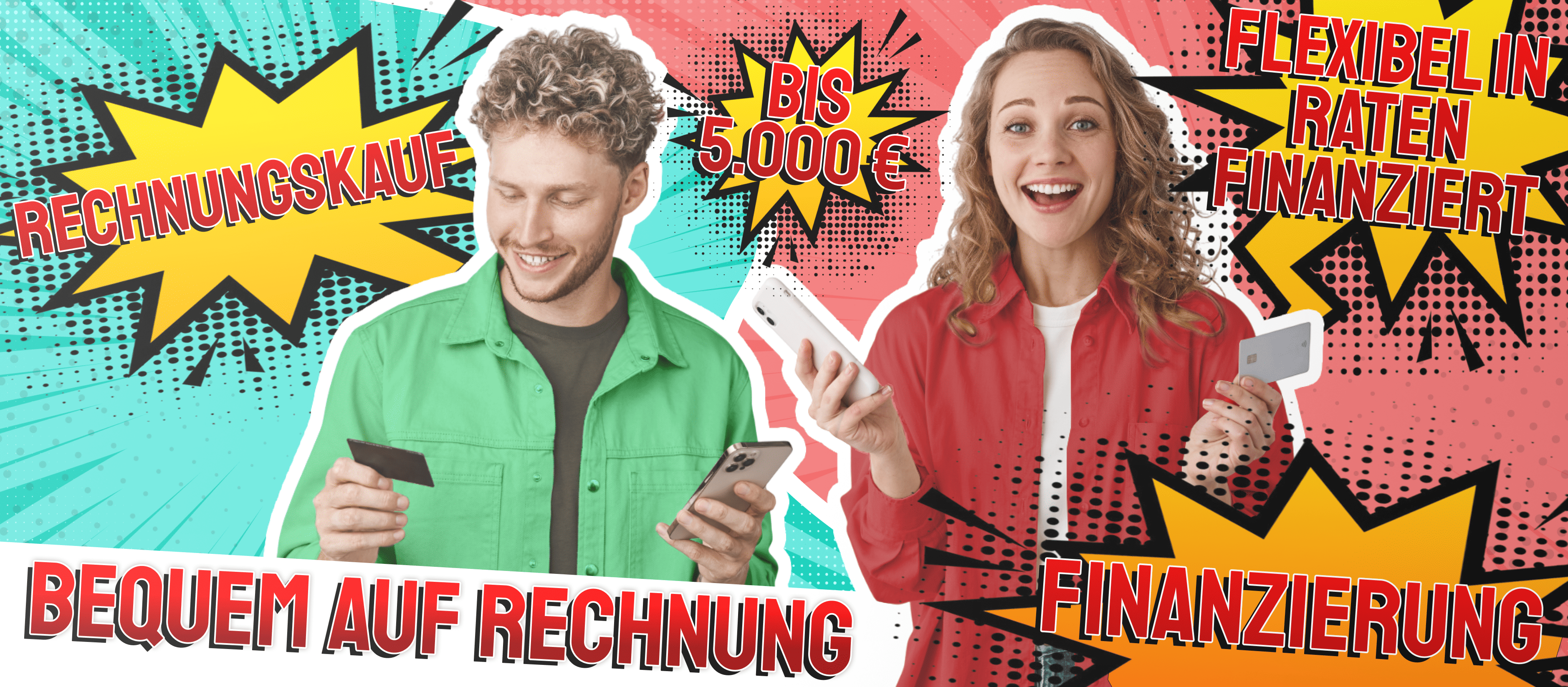 Rechnungskauf, Bis 5.000 â¬, Flexibel in Raten finanziert, Bequem auf Rechnung Finanzierung