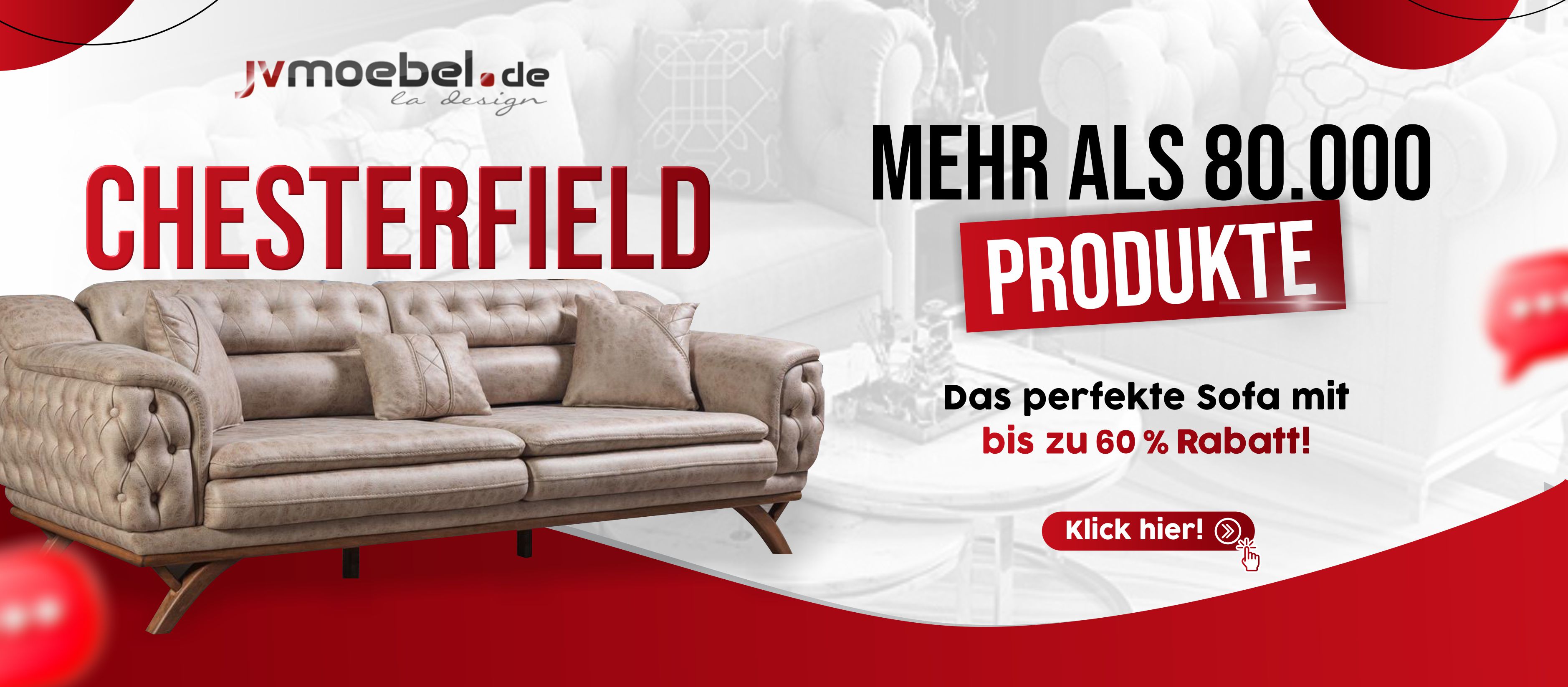 jvmoebel - Chesterfield Sofa: Leder Chesterfield Couch online kaufen