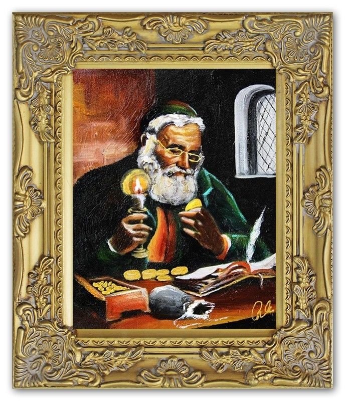 Ölbild Ölbilder Gemälde Bilder Bild Handgemalt Öl mit Rahmen Barock