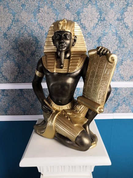 Ägypten Pharao Gebäude Modell Figur Statue für Haus Büro Deko 