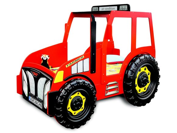 Bauer Farmer Truck Kinder Kinderbett Jugendbett Bett Traktor Rot Neu Betten