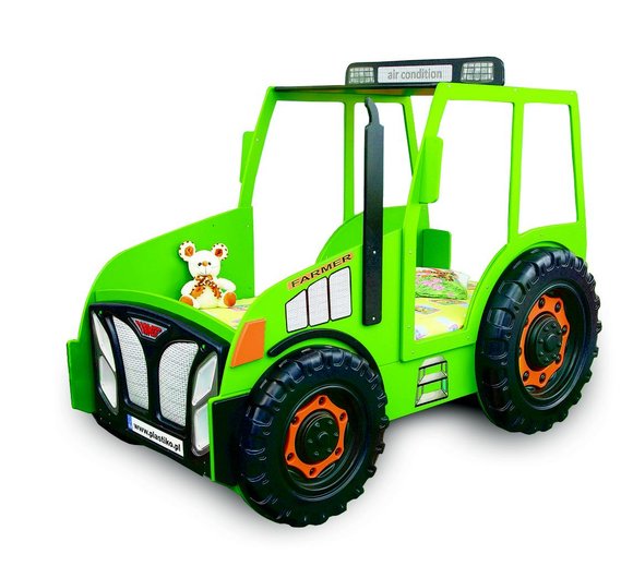 Bauer Farmer Truck Kinder Kinderbett Jugendbett Bett Traktor Grün Neu Betten